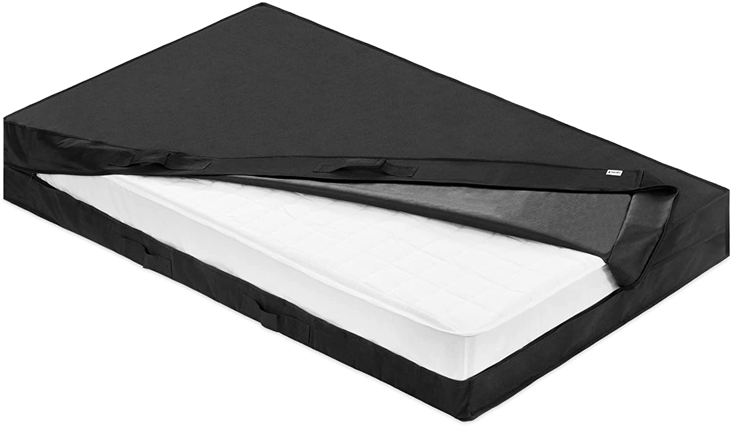 Navaris Θήκη Αποθήκευσης Στρώματος - 100 x 200 x 25 cm - Black - 54151.03