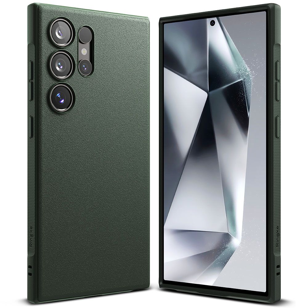 Ringke Samsung Galaxy S24 Ultra Onyx Durable TPU Case Θήκη Σιλικόνης - Dark Green