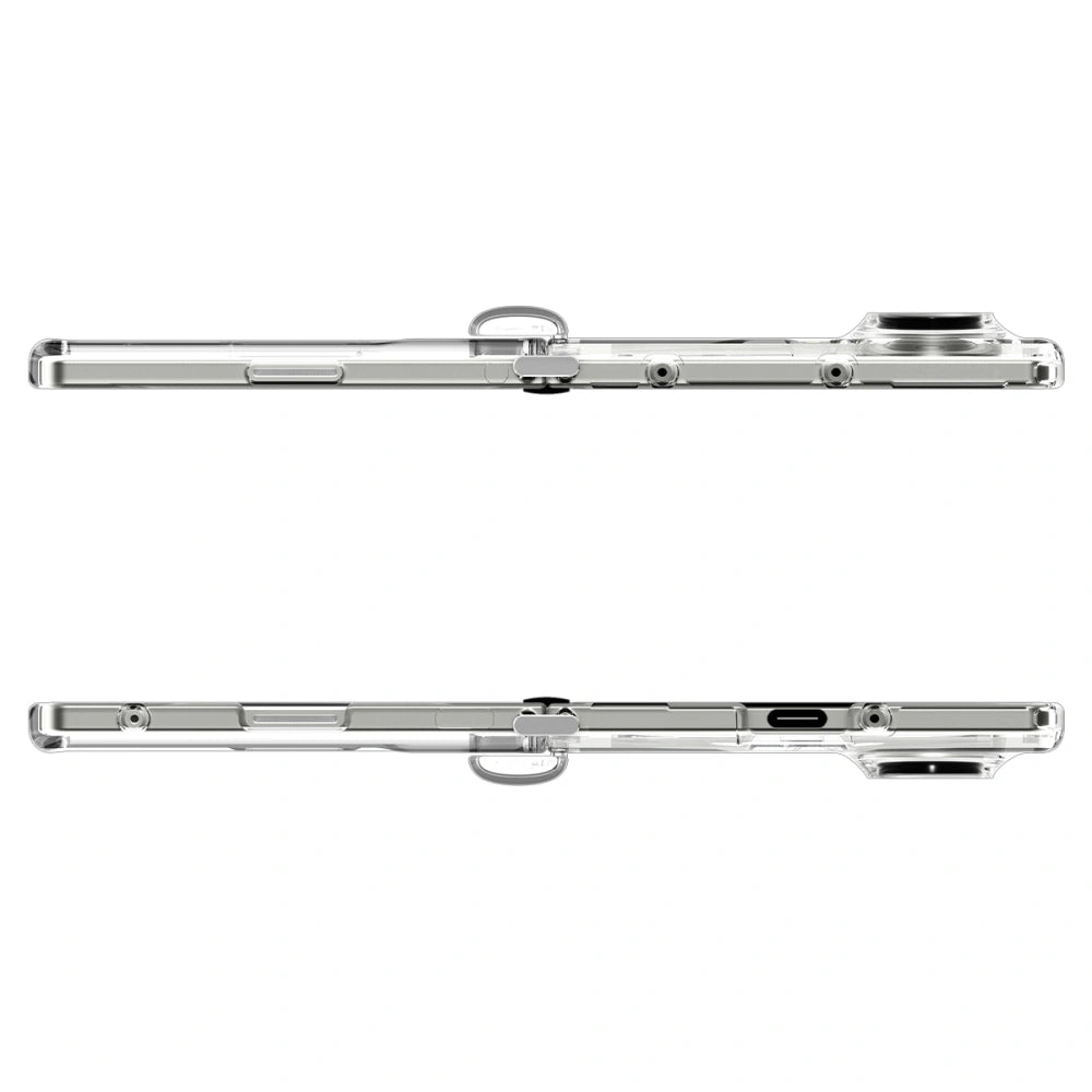 Spigen Samsung Galaxy Z Fold7 - Ultra Hybrid Pro Mag - Σκληρή Θήκη με Πλαίσιο Σιλικόνης με MagSafe - Clear / White