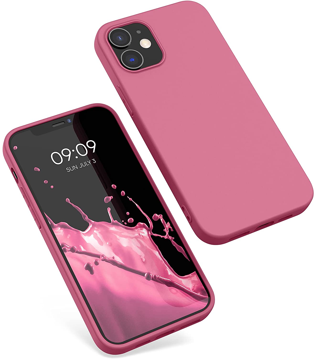 KW iPhone 12 / iPhone 12 Pro Θήκη Σιλικόνης TPU - Bubblegum Pink - 53938.212