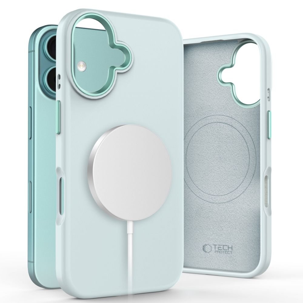 Tech - Protect iPhone 16 Silicone Pure Θήκη Σιλικόνης TPU με MagSafe - Sky Blue