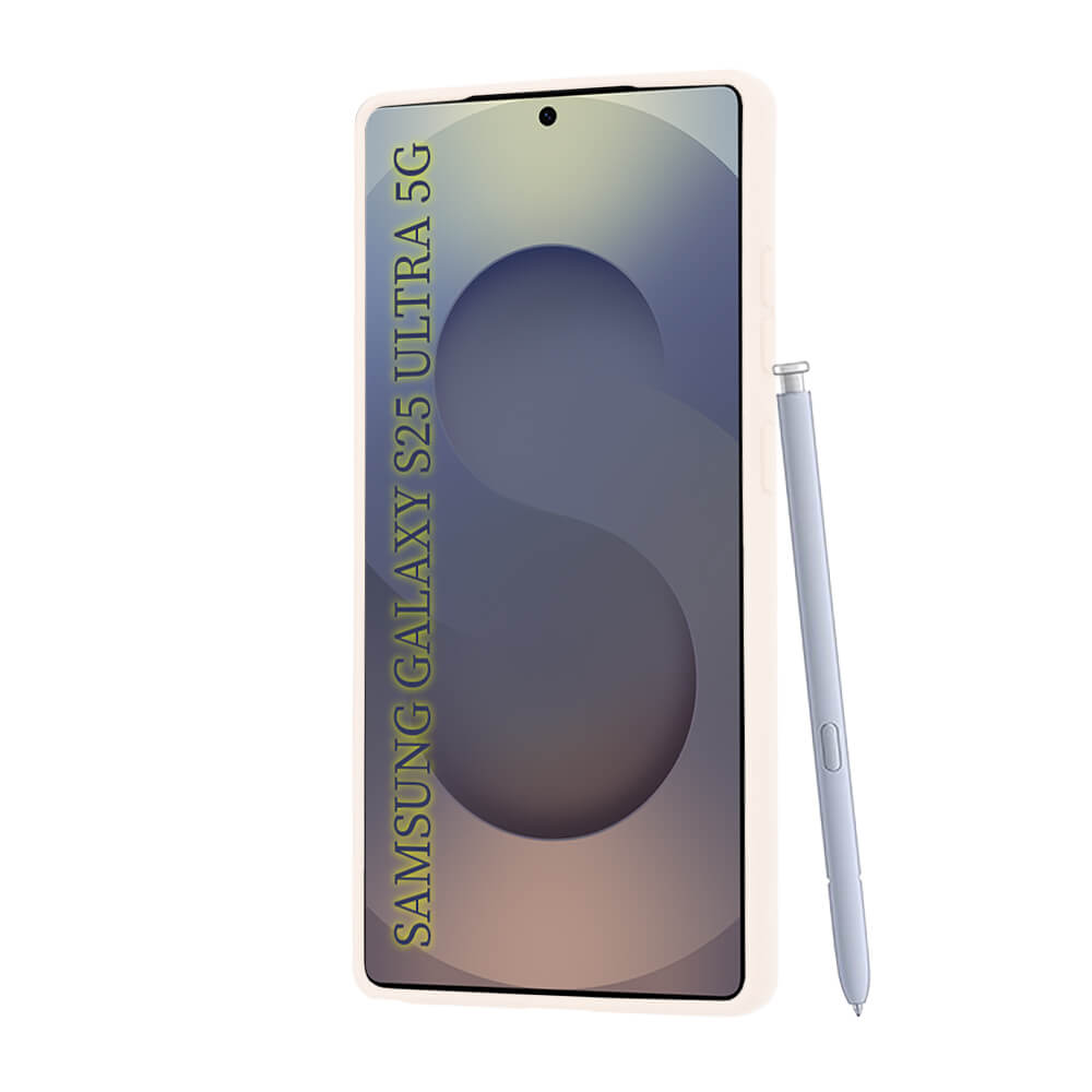 Techsuit Samsung Galaxy S25 Ultra - MagSafe Pro - Σκληρή Θήκη με Πλαίσιο Σιλικόνης - Nude Pink