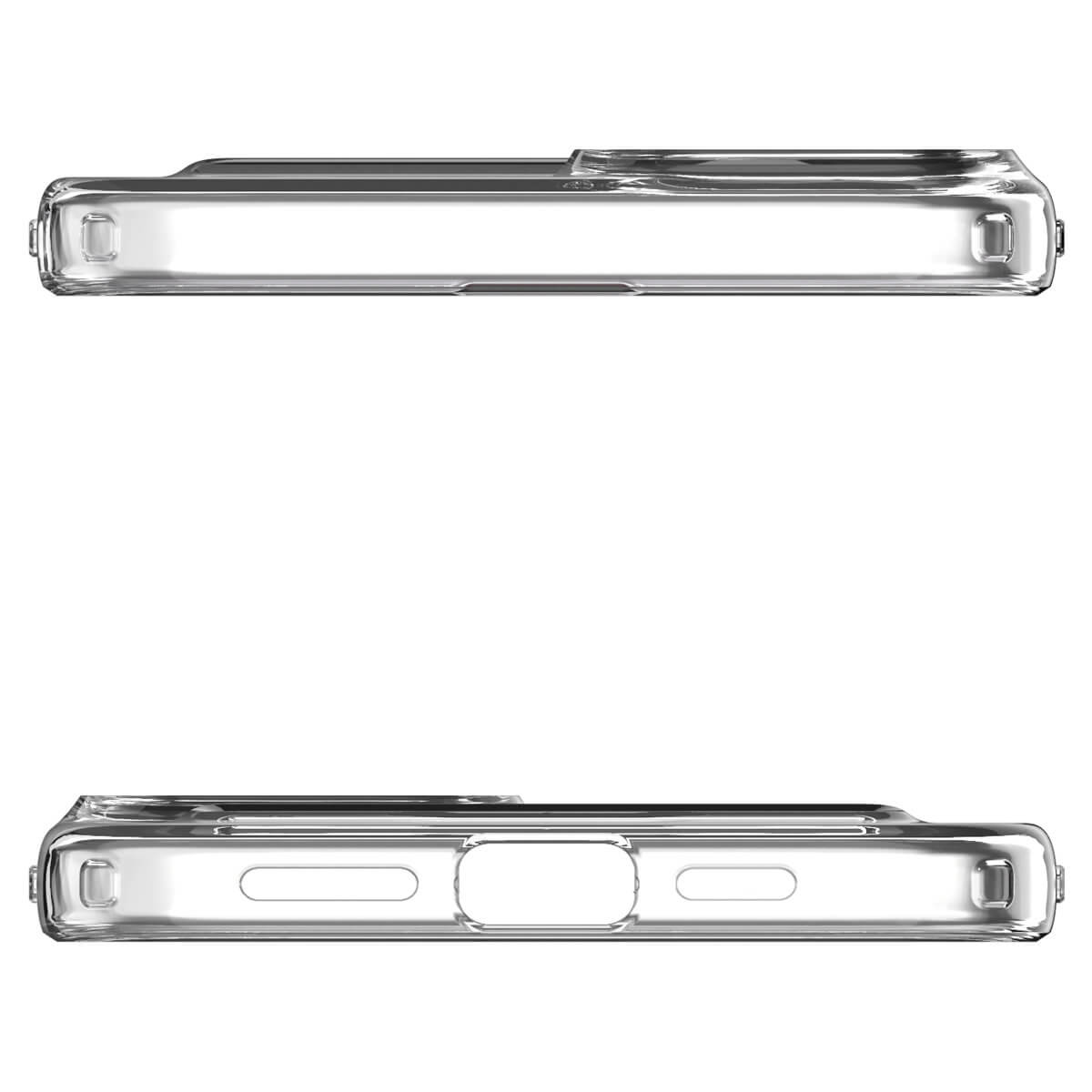 Spigen iPhone 15 Crystal Slot Θήκη Σιλικόνης με Υποδοχή για Κάρτα - Crystal Clear