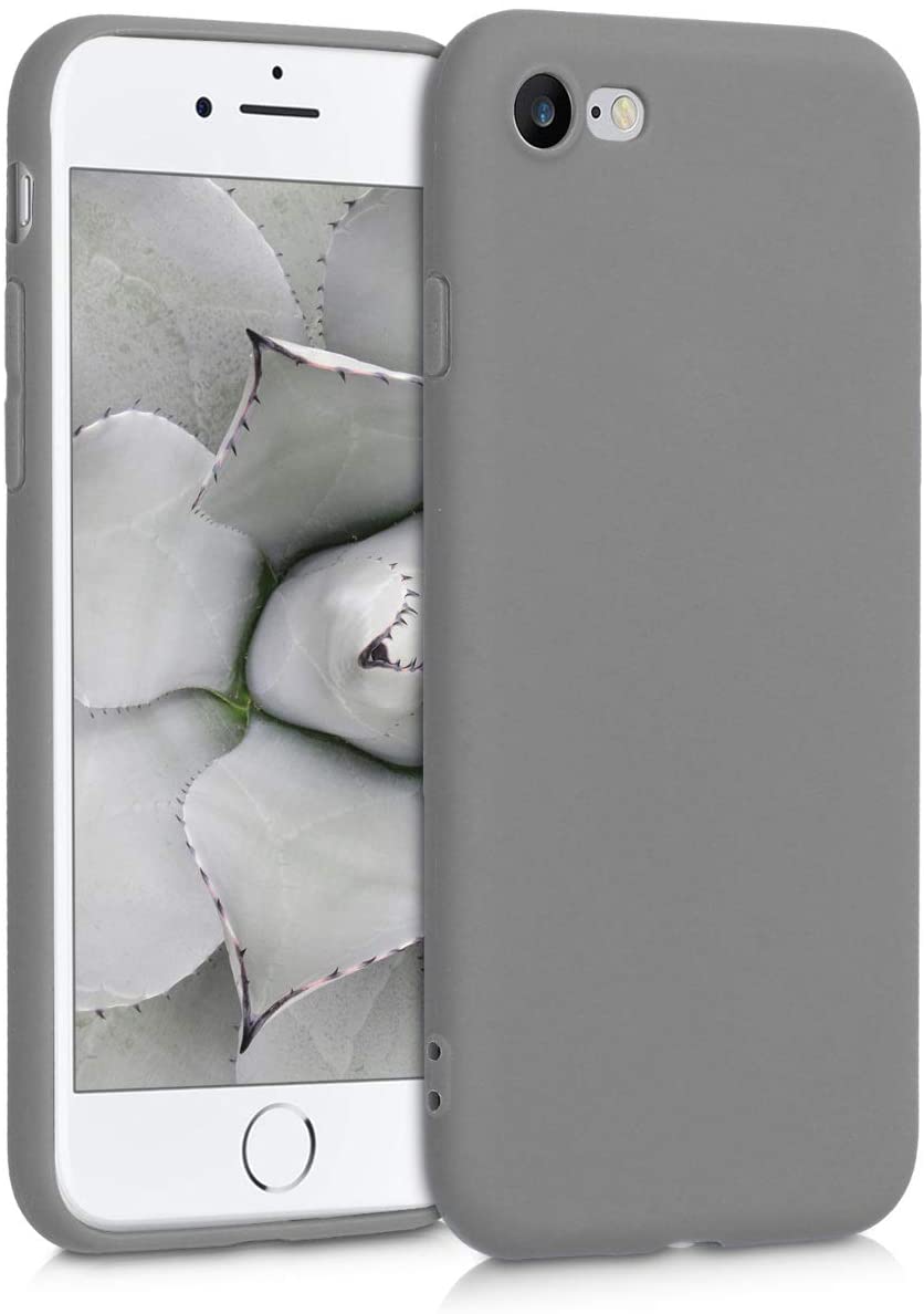 KW iPhone SE 2022 / SE 2020 / 7 / 8 Θήκη Σιλικόνης TPU - Titanium Grey - 39458.155