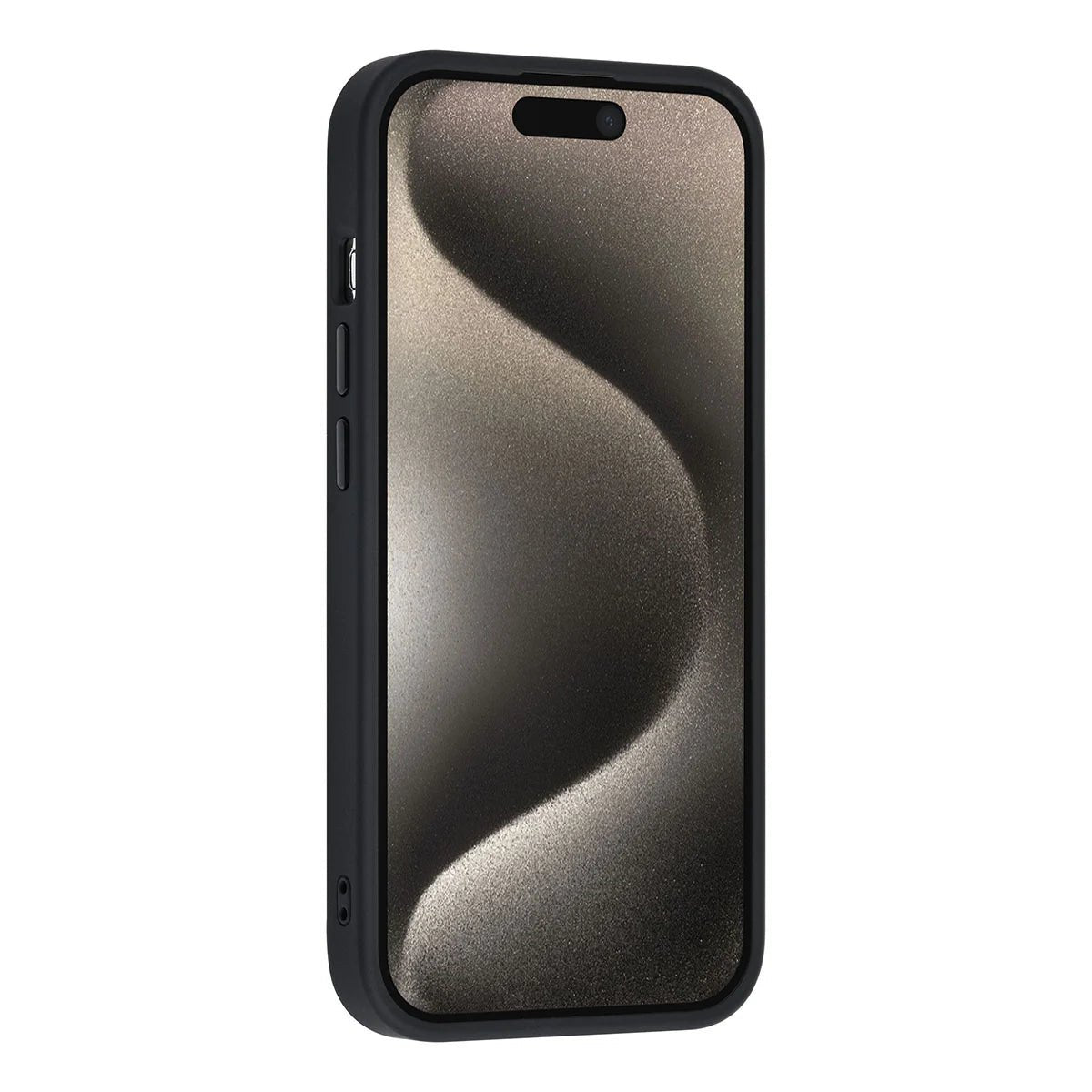 Tuniq iPhone 15 Pro - Σκληρή MagSafe Θήκη με Περιστρεφόμενο Δαχτυλίδι Συγκράτησης - Ημιδιαφανή / Μαύρη