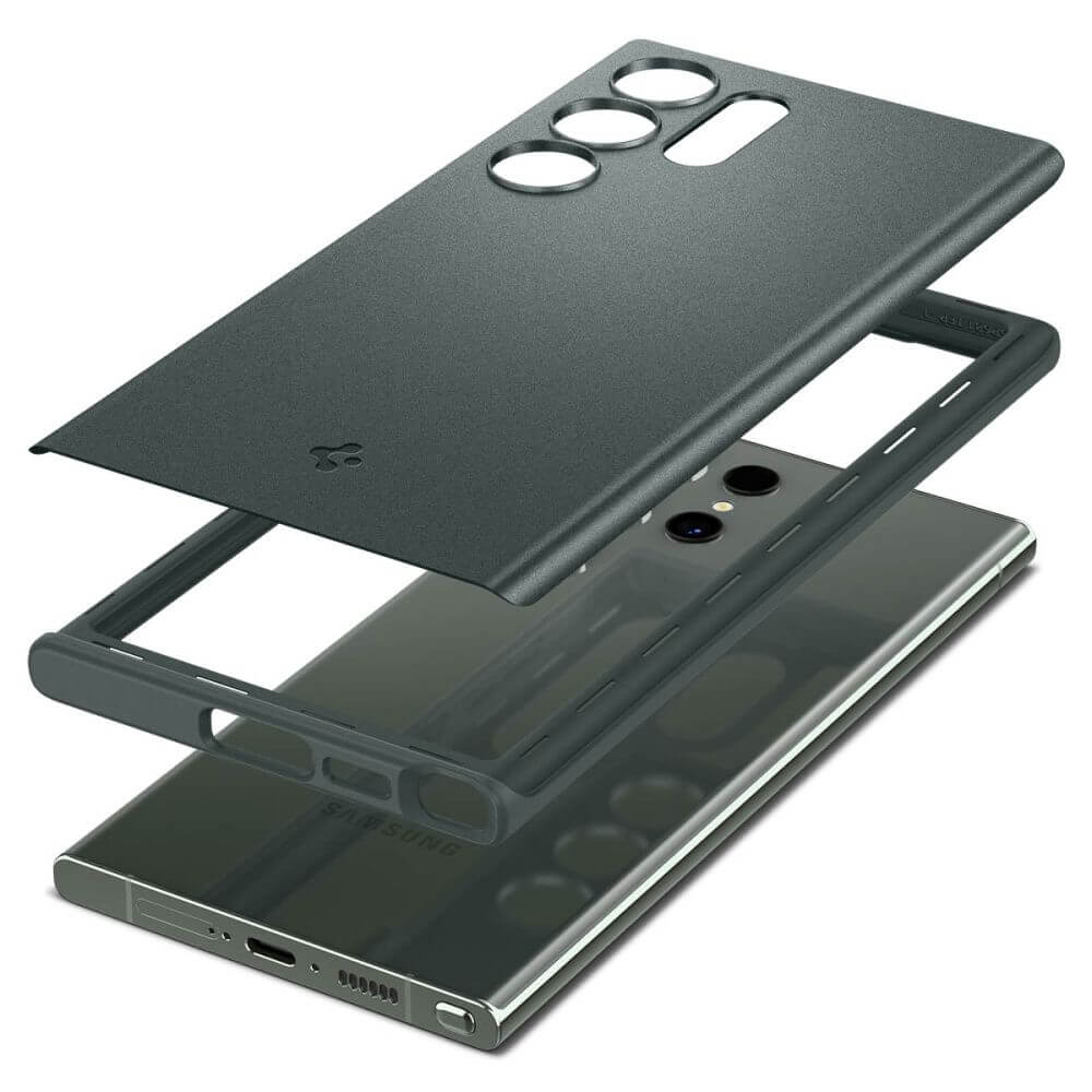 Spigen Samsung Galaxy S23 Ultra Thin Fit Σκληρή Θήκη - Abyss Green