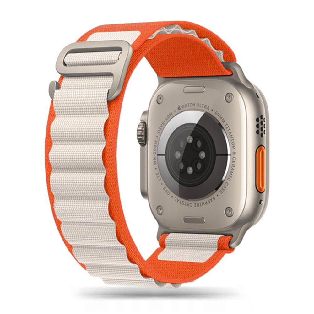 Tech - Protect Λουράκι Apple Watch 4 / 5 / 6 / 7 / 8 / 9 / SE / ULTRA 1 / ULTRA 2 - 42 / 44 / 45 / 49 mm Nylon Pro - Orange / Mousy
