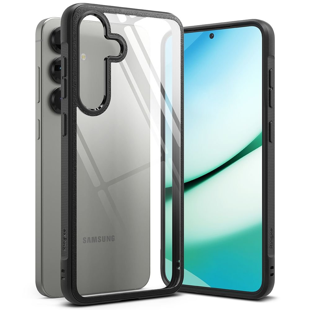 Ringke Samsung Galaxy S25 Fusion Bold Σκληρή Θήκη με Πλαίσιο Σιλικόνης - Black / Διάφανη