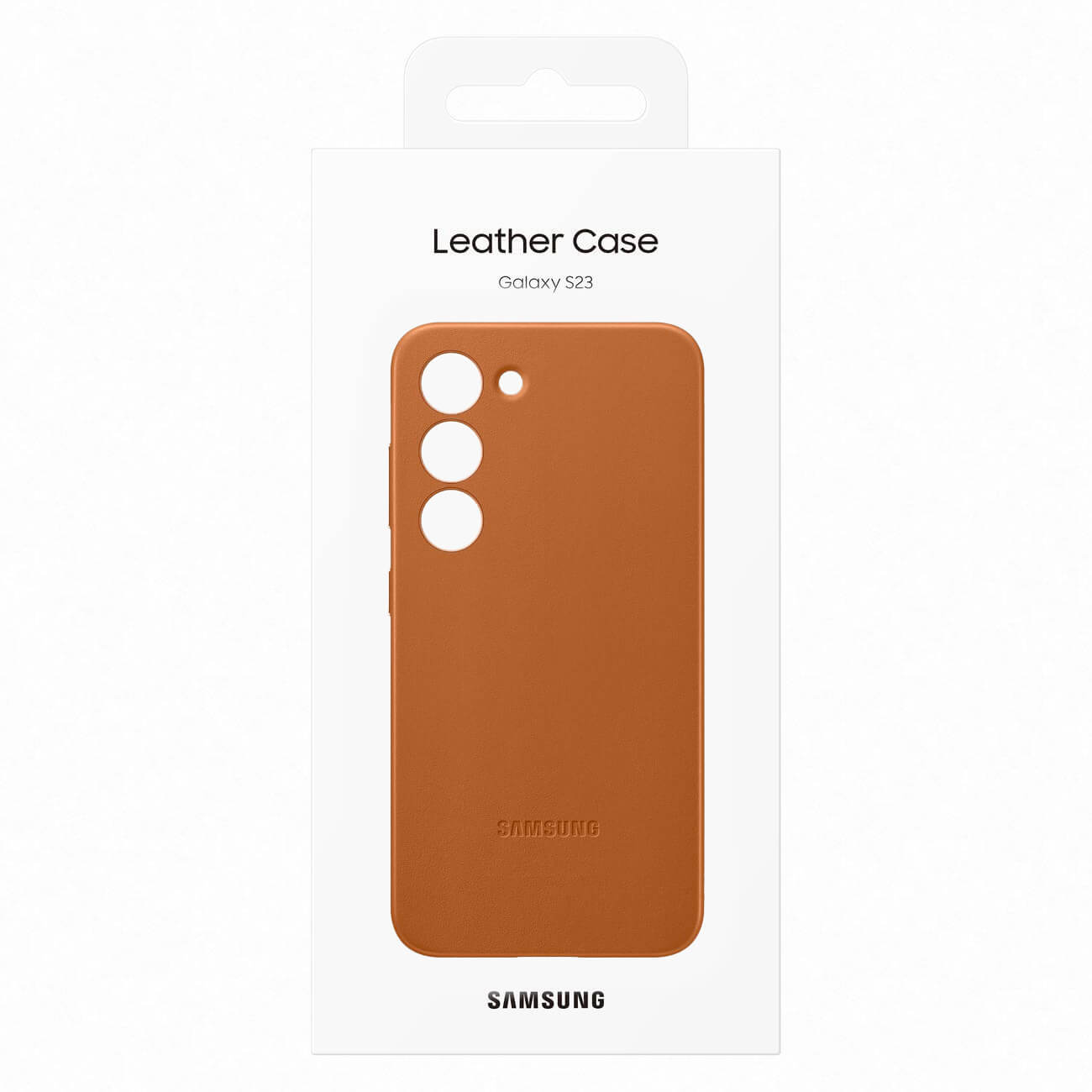 Samsung Genuine Leather Cover Samsung Galaxy S23 Θήκη από Γνήσιο Δέρμα - Camel - EF - VS911LAEGWW