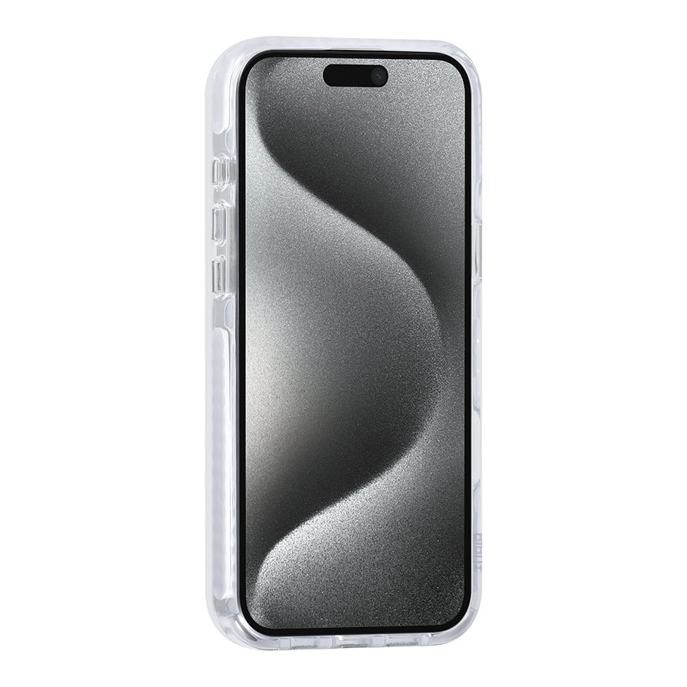 Tuniq iPhone 16 Pro Max - MagSafe Σκληρή Θήκη με Πλαίσιο Σιλικόνης και Λουράκι - Διάφανη / White