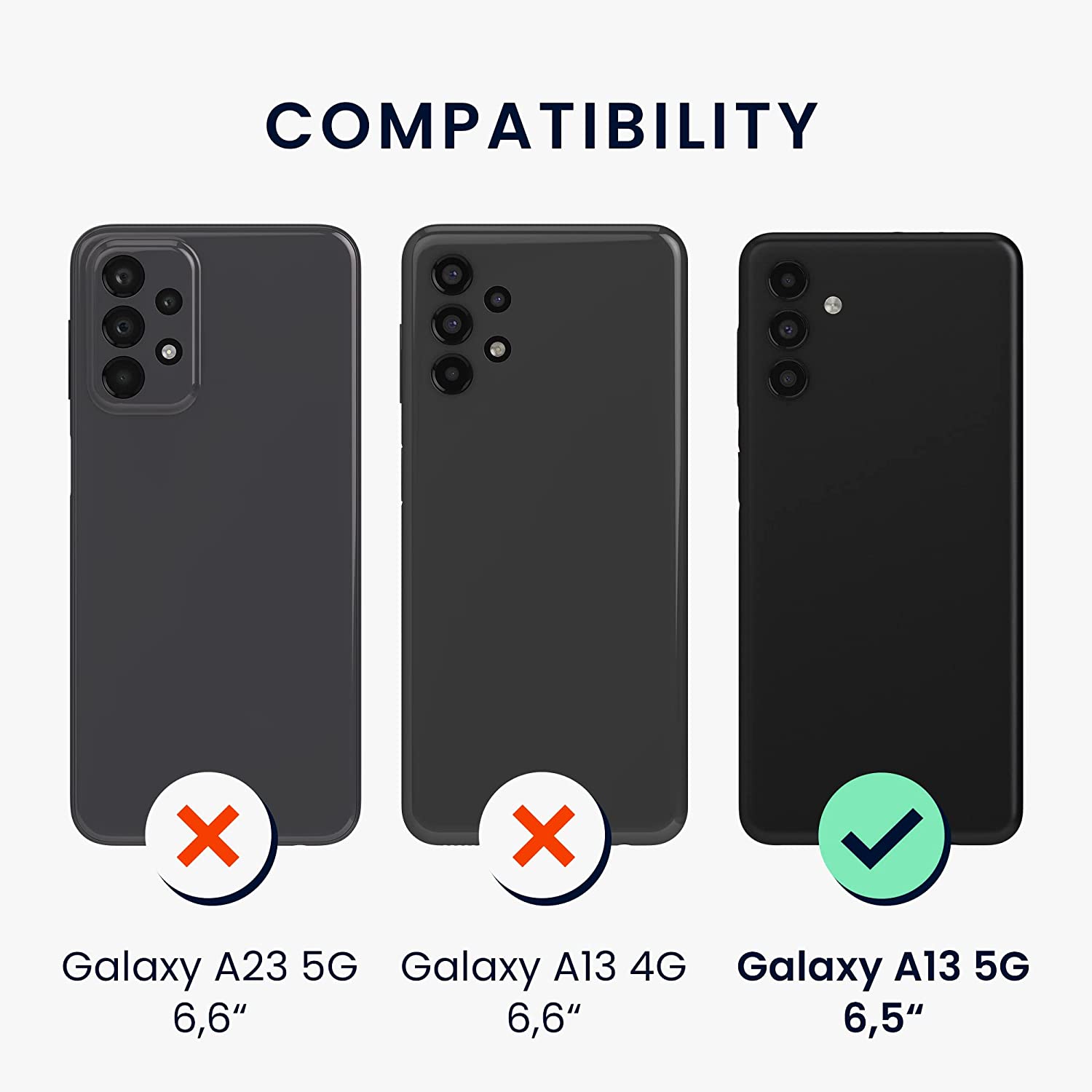 KW Samsung Galaxy A13 5G Θήκη από Φυσικό Ξύλο - Design Vintage Anchor - Dark Brown - 59886.04