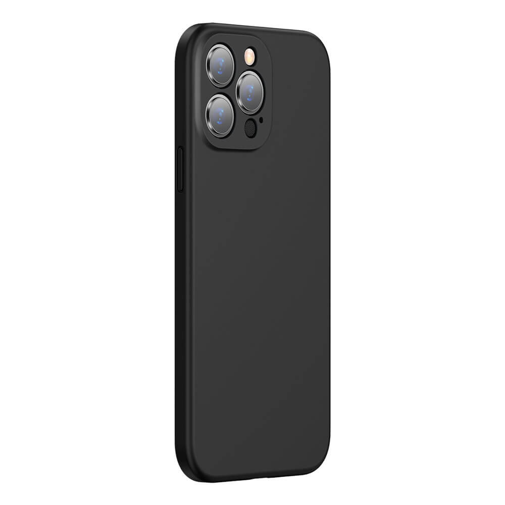 Baseus iPhone 13 Pro Liquid Gel Θήκη Σιλικόνης Rubber - Black - ARYT000101