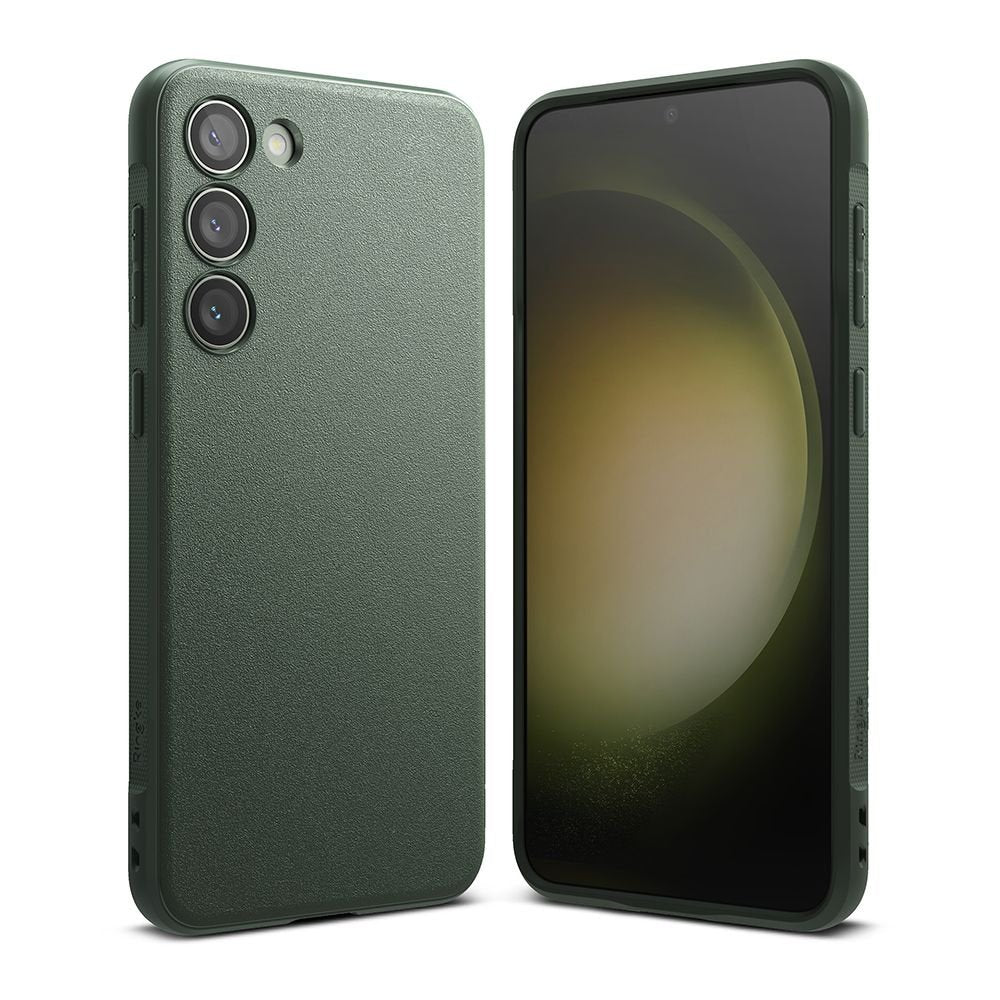 Ringke Samsung Galaxy S23 Onyx Durable TPU Case Θήκη Σιλικόνης - Dark Green