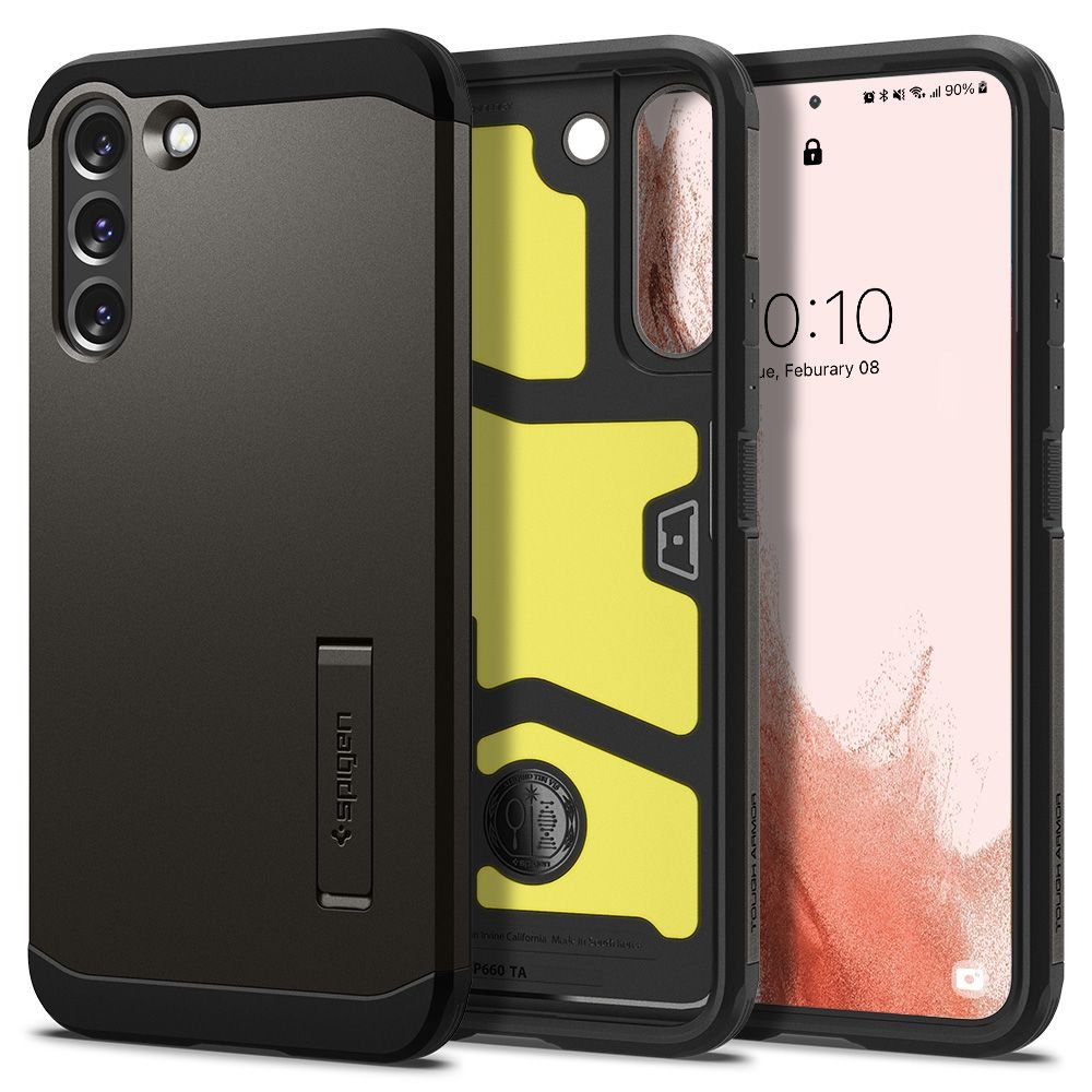 Spigen Samsung Galaxy S22 Tough Armor Σκληρή Θήκη - Gunmetal