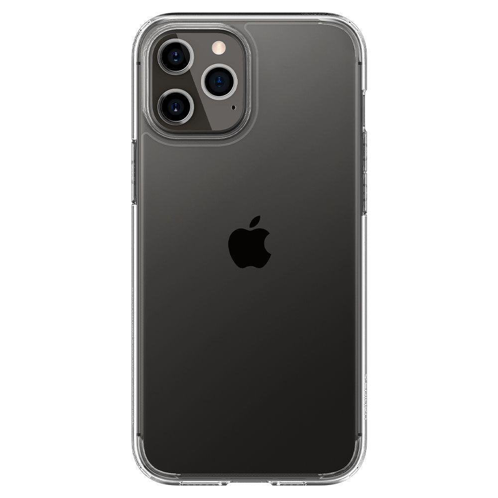 Spigen iPhone 12 / iPhone 12 Pro Ultra Hybrid Σκληρή Θήκη με Πλαίσιο Σιλικόνης - Crystal Clear
