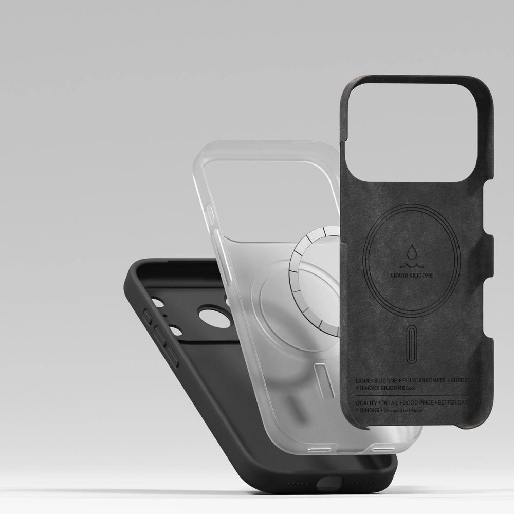 Ringke iPhone 17 Pro Max - Silicone Magnetic MagSafe - Θήκη Σιλικόνης με MagSafe - Black