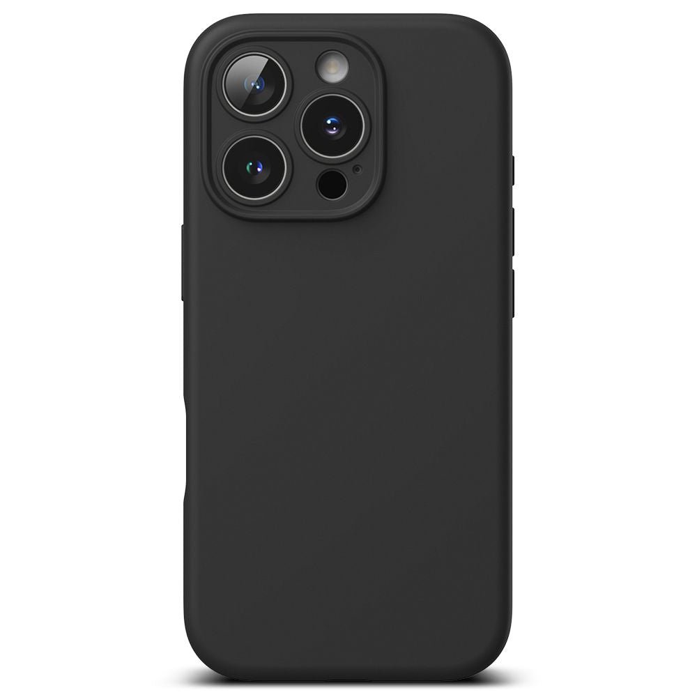 Ringke iPhone 16 Pro Max Silicone Magnetic MagSafe Case Θήκη Σιλικόνης με MagSafe - Black