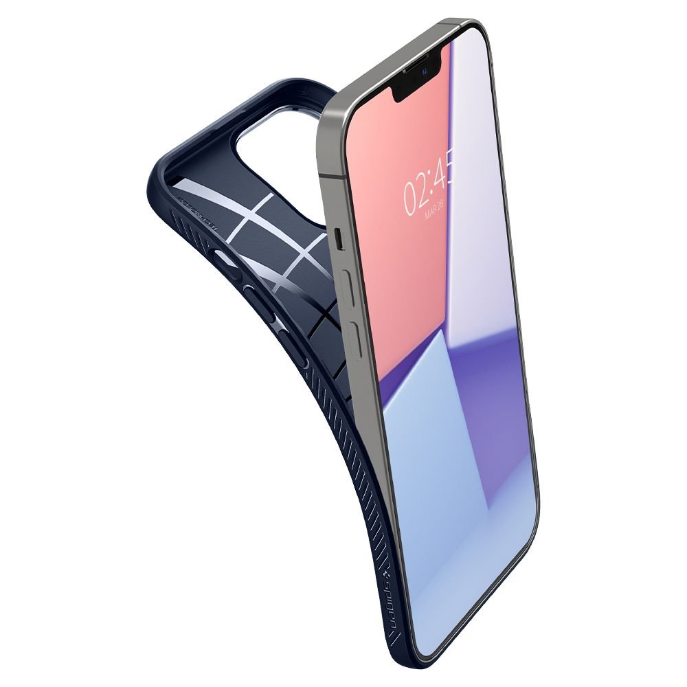 Spigen iPhone 13 Pro Liquid Air Θήκη Σιλικόνης - Navy Blue