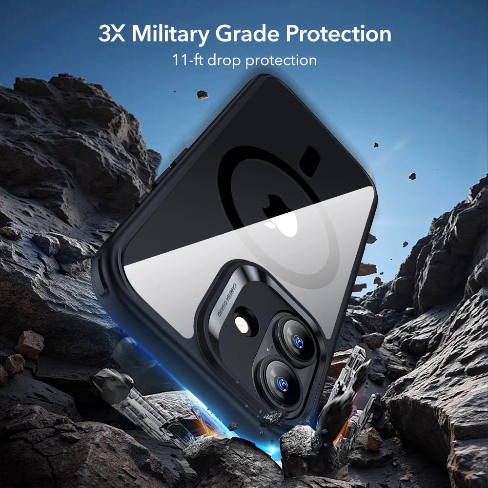 ESR iPhone 17 - Σετ με Classic Hybrid MagSafe Σκληρή Θήκη με Πλαίσιο Σιλικόνης και Αντιχαρακτικό Γυαλί Οθόνης - Διάφανη / Black