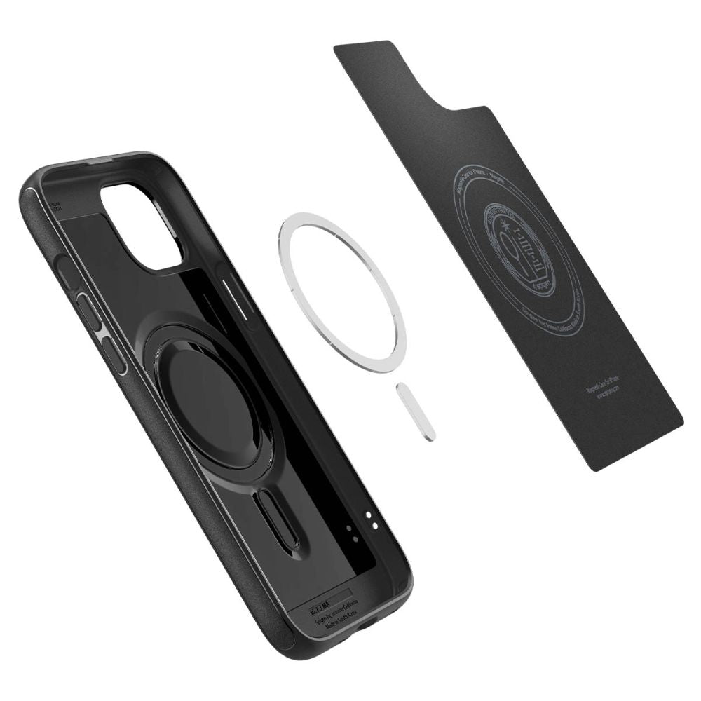 Spigen iPhone 15 Mag Armor Θήκη Σιλικόνης TPU με MagSafe - Matte Black