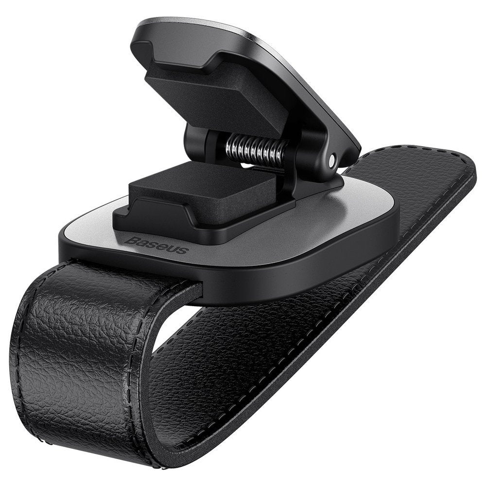 Baseus Platinum Vehicle Eyewear Clip Clamping Type - Βάση Στήριξης Γυαλιών για το Σκίαστρο - Silver - ACYJN - B0S