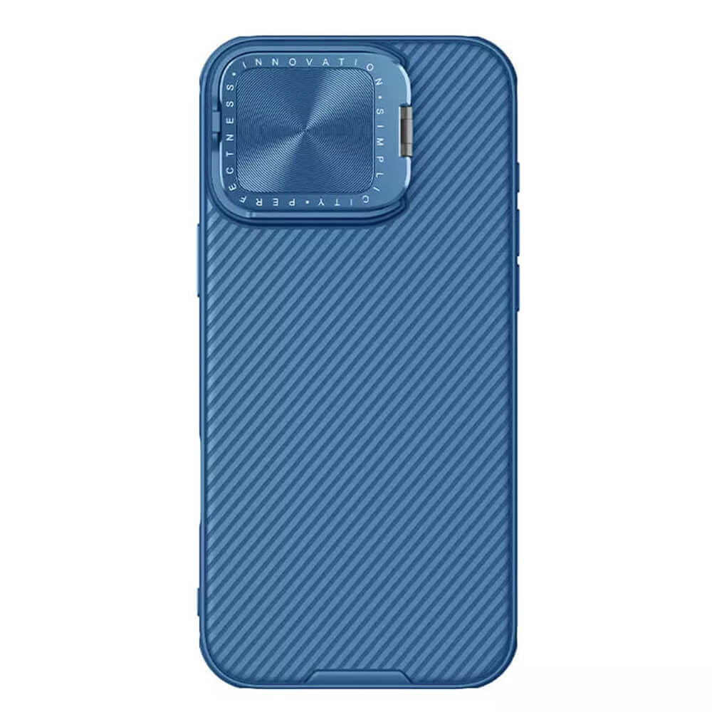 Nillkin iPhone 16 Pro Max CamShield Prop Magnetic Σκληρή Θήκη με Κάλυμμα για την Κάμερα και MagSafe - Blue