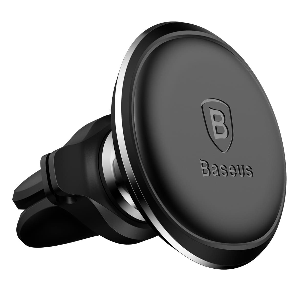 Baseus Magnetic Air Vent Car Mount Holder with Cable Clip - Μαγνητική Βάση Αυτοκινήτου Αεραγωγού με Clip για Καλώδιο - Black - SUGX - A01