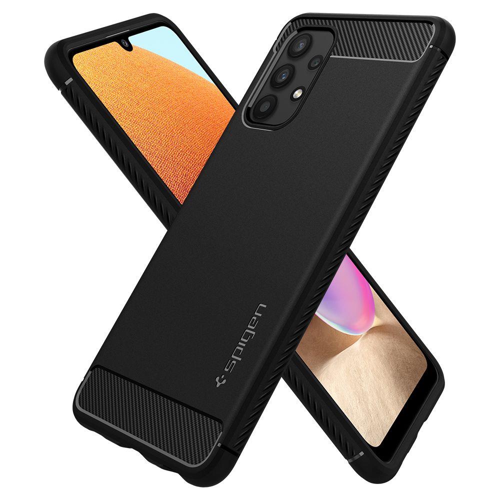 Spigen Samsung Galaxy A52 / A52 5G / A52s 5G Θήκη TPU Rugged Armor - Black Matte