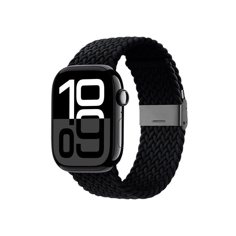 Crong Λουράκι Apple Watch 2/3/4/5/6/7/8/9/10/11 - SE (1/2/3) - 38/40/41/42mm Wave Band - Graphite