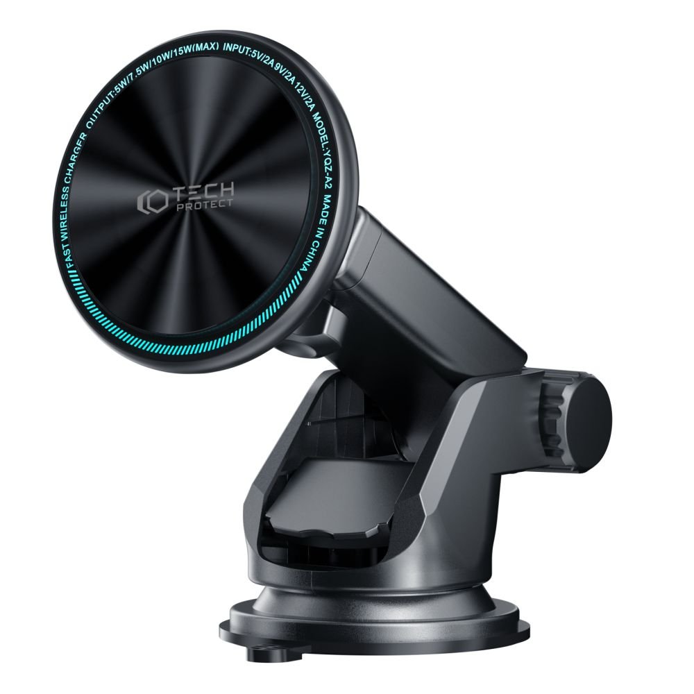 Tech - Protect A2 Βάση για το Ταμπλό του Αυτοκινήτου με Ασύρματη Φόρτιση MagSafe - Black