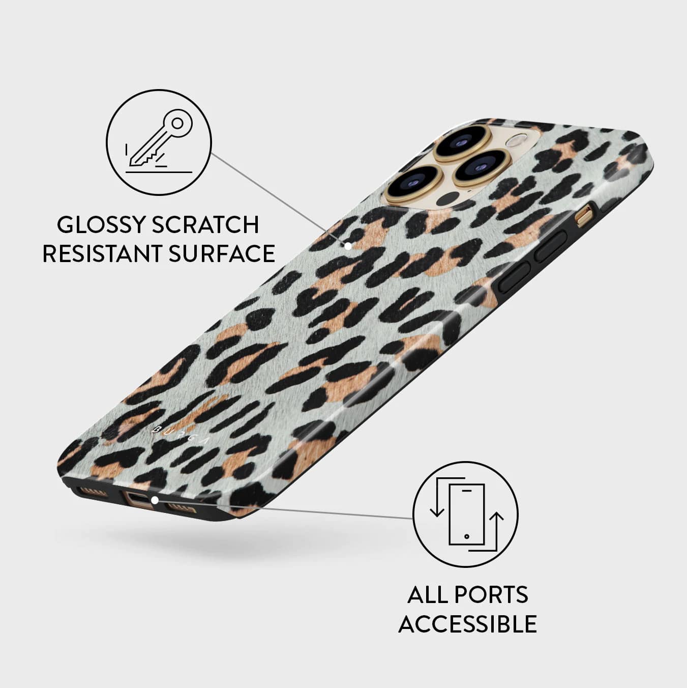 Burga iPhone 13 Pro Max Fashion Tough Σκληρή Θήκη - Baby Leo