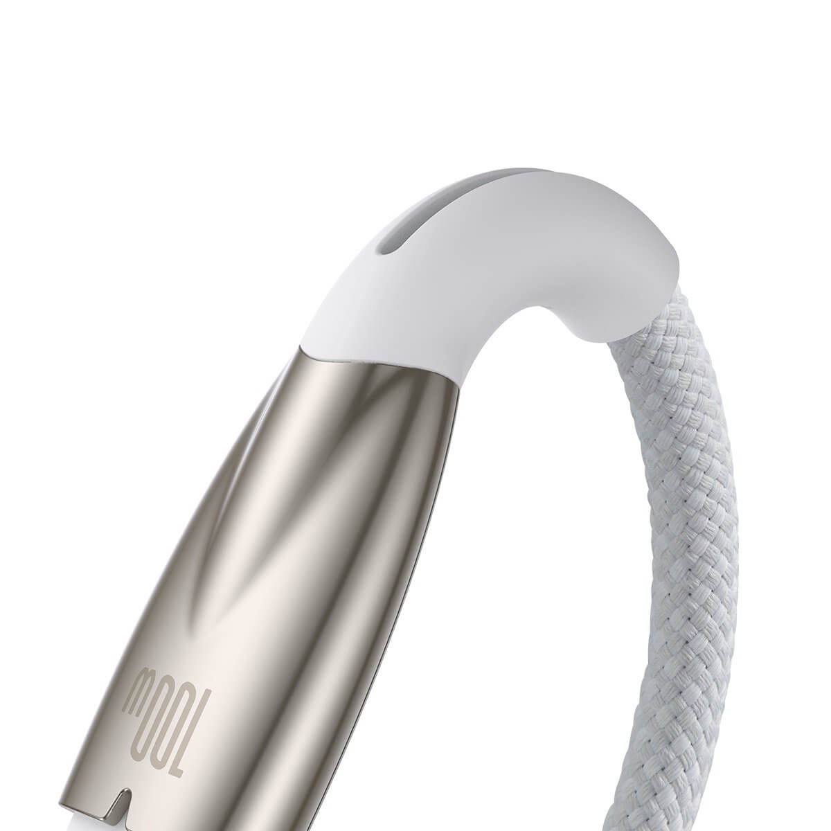 Baseus Glimmer Series PD 100W - Καλώδιο Δεδομένων και Φόρτισης Type C to USB 1M - White - CADH000402