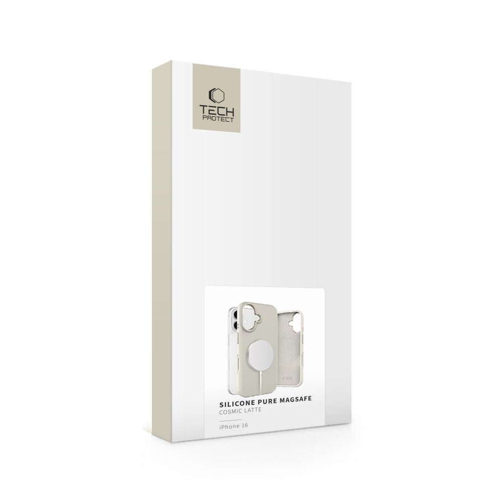 Tech - Protect iPhone 16 Silicone Pure Θήκη Σιλικόνης TPU με MagSafe - Cosmic Latte