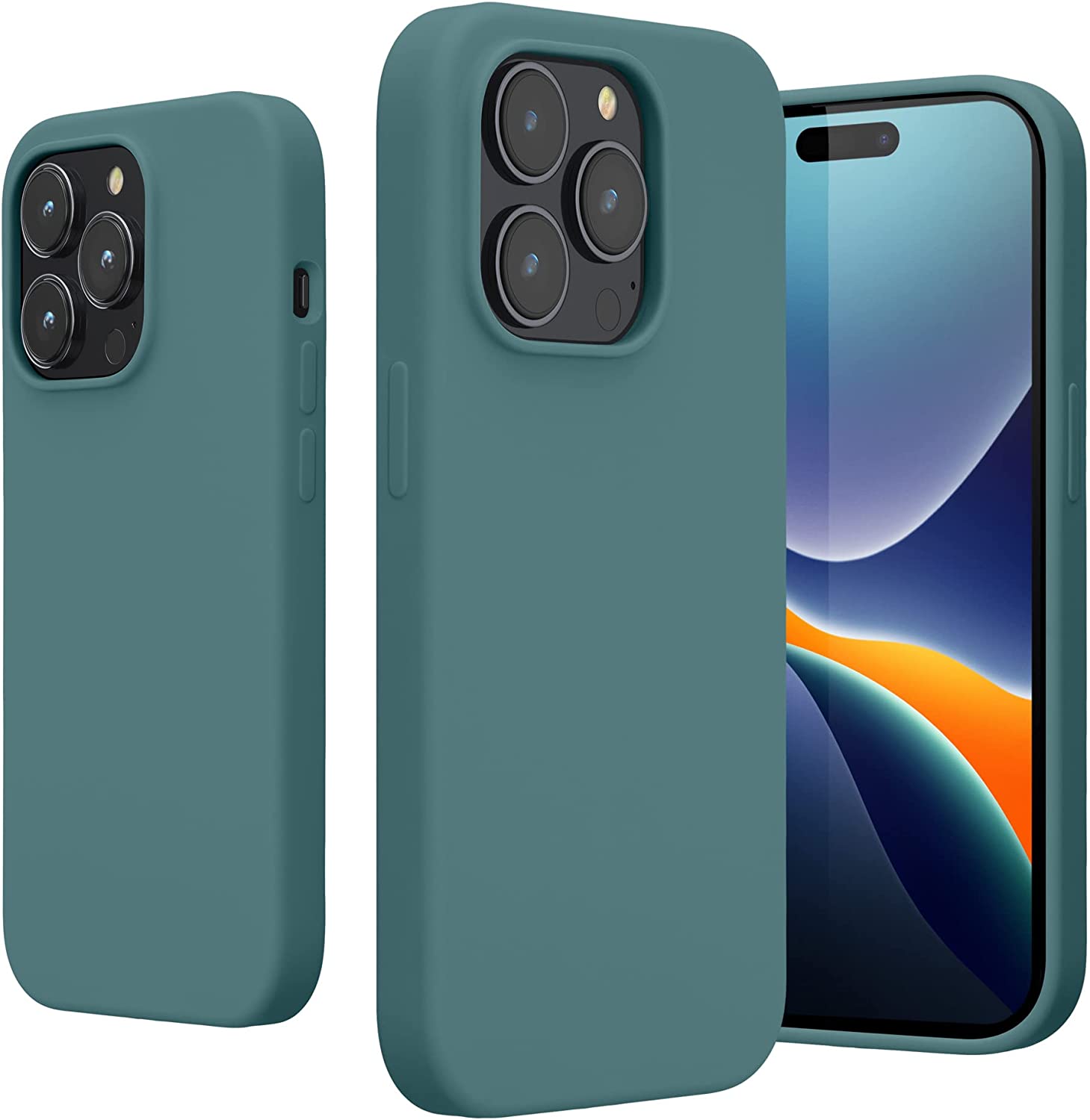 KW iPhone 14 Pro Θήκη Σιλικόνης TPU - Arctic Night - 59073.207