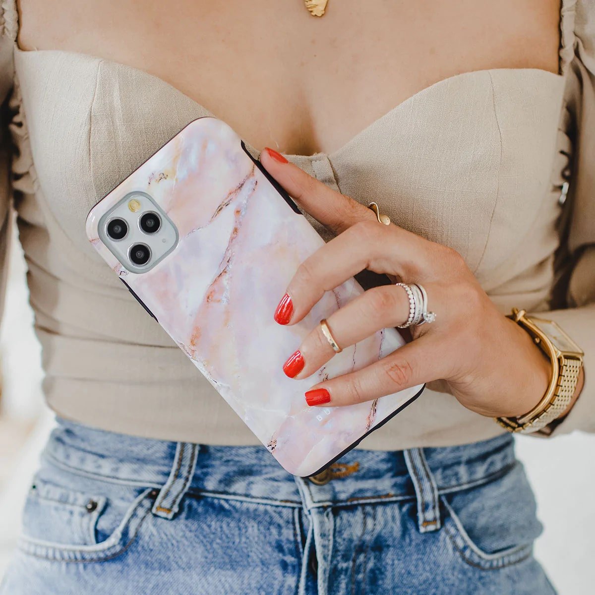 Burga iPhone 14 Plus Fashion Tough Σκληρή Θήκη - Morning Sunshine