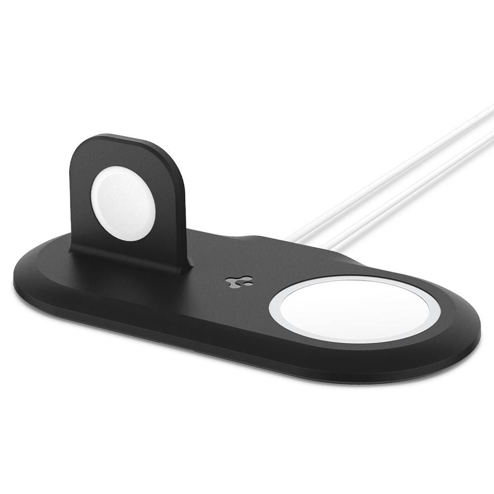 Spigen MagFit Duo Βάση Στήριξης για Φορτιστή MagSafe και Φορτιστή Apple Watch - Black