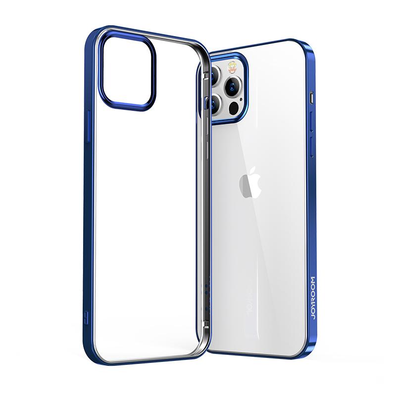 Joyroom iPhone 12 Pro Max Beautiful Series TPU Case Λεπτή Θήκη Σιλικόνης - Διάφανη / Blue - JR - BP796