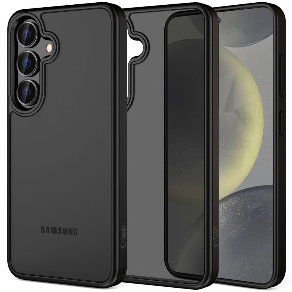 Tech - Protect Samsung Galaxy S25 MagMat Σκληρή Θήκη με Πλαίσιο Σιλικόνης - Matte Black