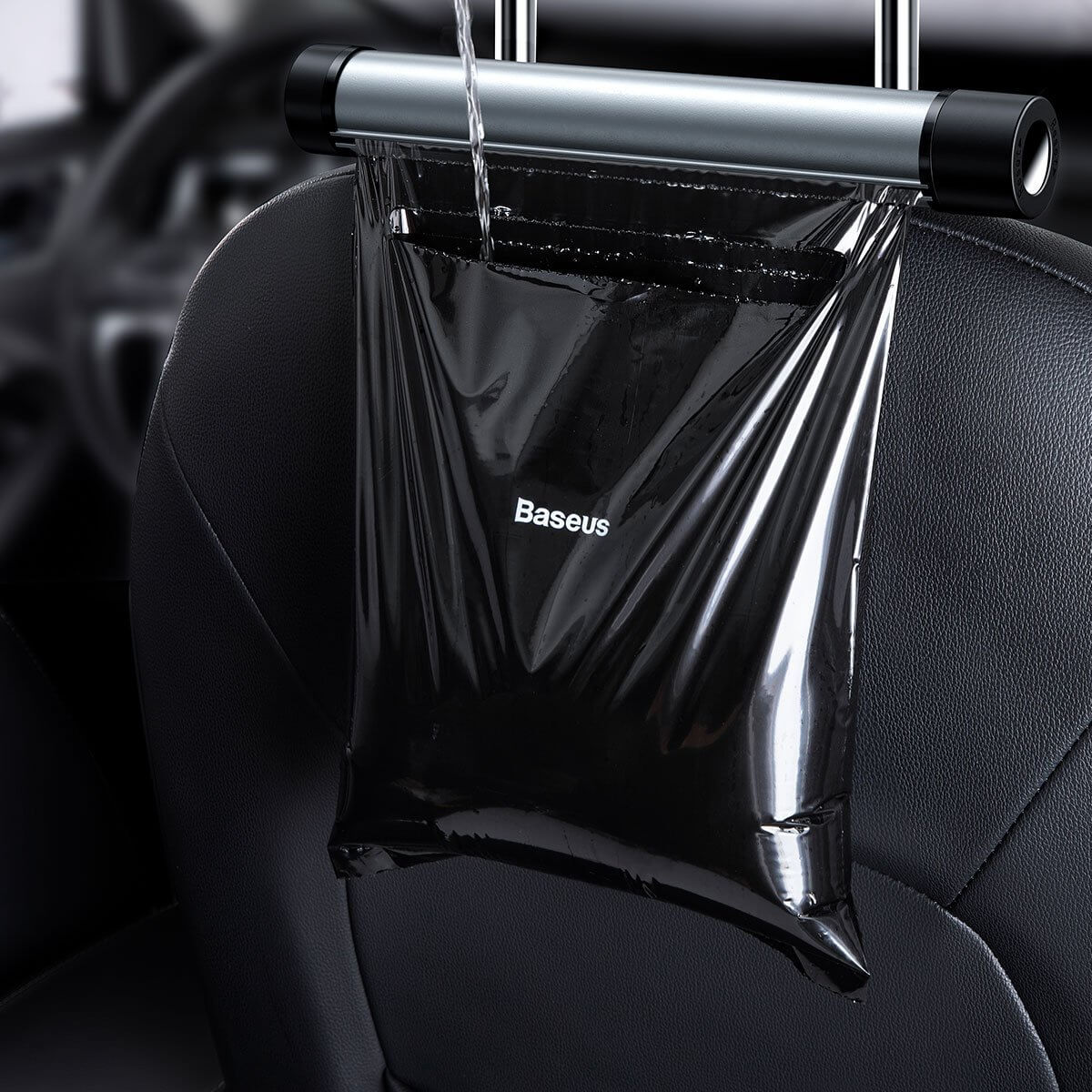 Baseus Clean Garbage Bag for Back Seat - Ρολό με Σακούλες Απορριμάτων για τα Πίσω Καθίσματα του Αυτοκινήτου - Black - CRLJD - C01