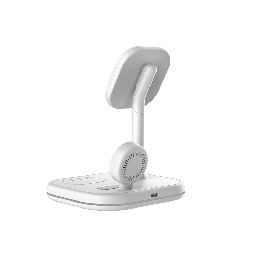 Tech - Protect QI15W - A27 3in1 Ασύρματος Μαγνητικός Φορτιστής MagSafe - White