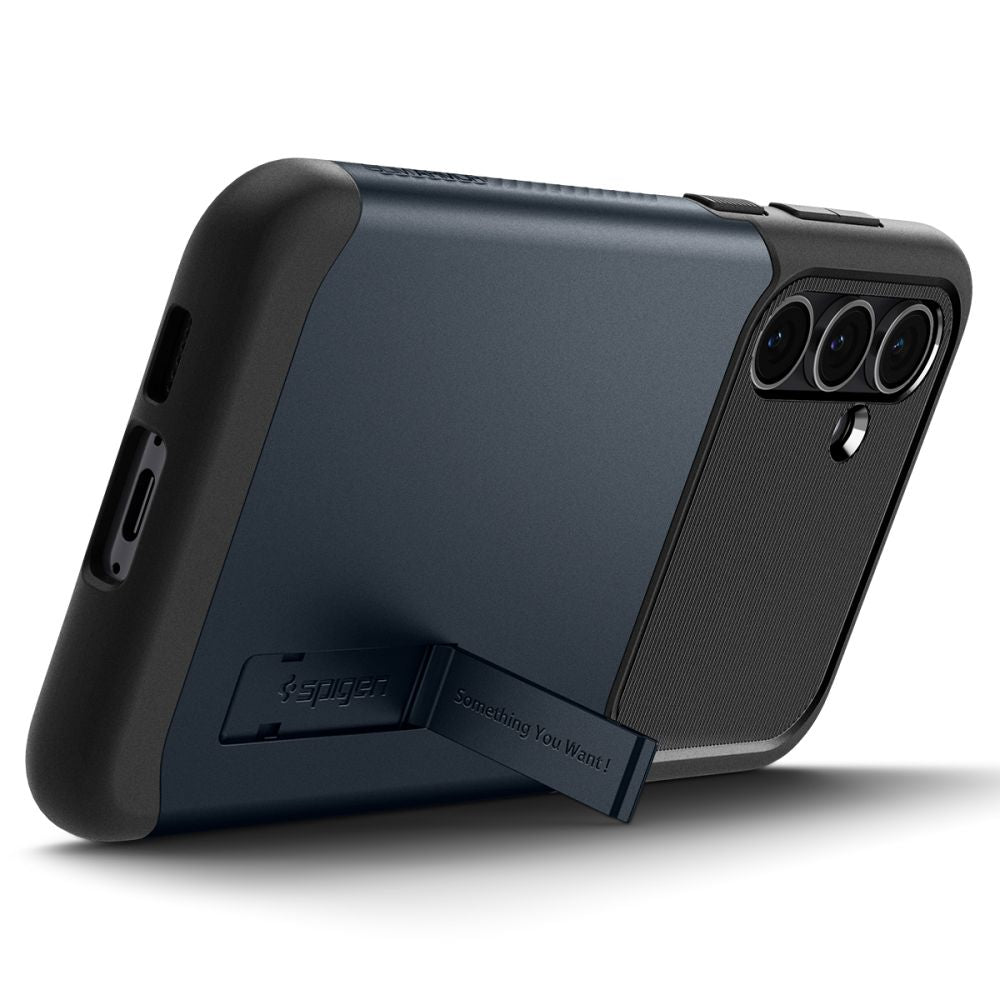 Spigen Samsung Galaxy S23 FE Slim Armor Σκληρή Θήκη - Metal Slate