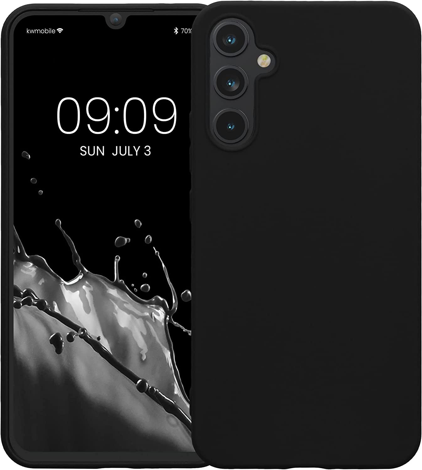 KW Samsung Galaxy A34 5G Θήκη Σιλικόνης TPU - Black - 60809.01