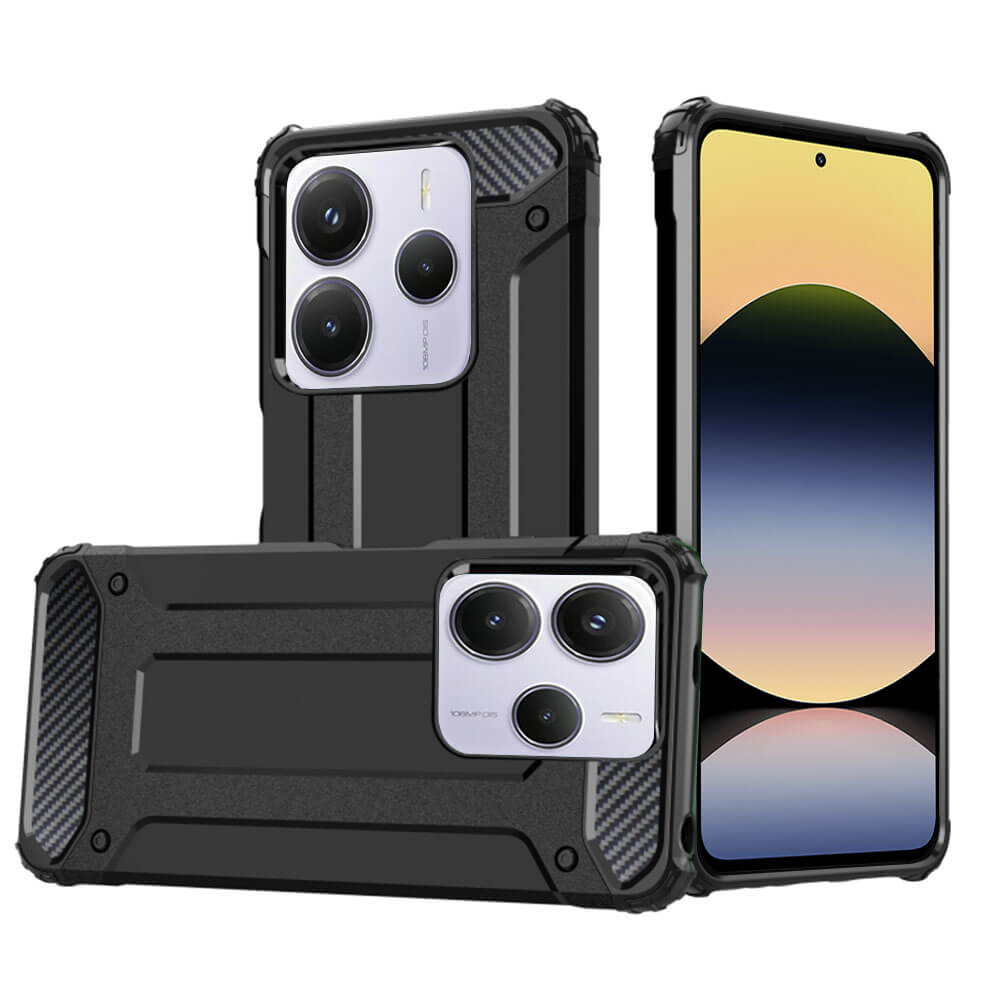 Techsuit Xiaomi Redmi Note 14 5G Hybrid Armor Θήκη - Black