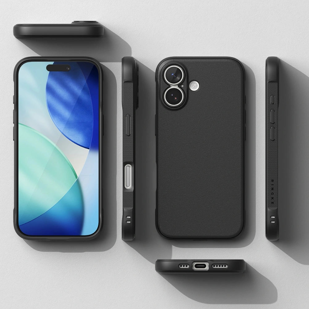 Ringke iPhone 17 - Onyx Magnetic MagSafe Θήκη Σιλικόνης - Black