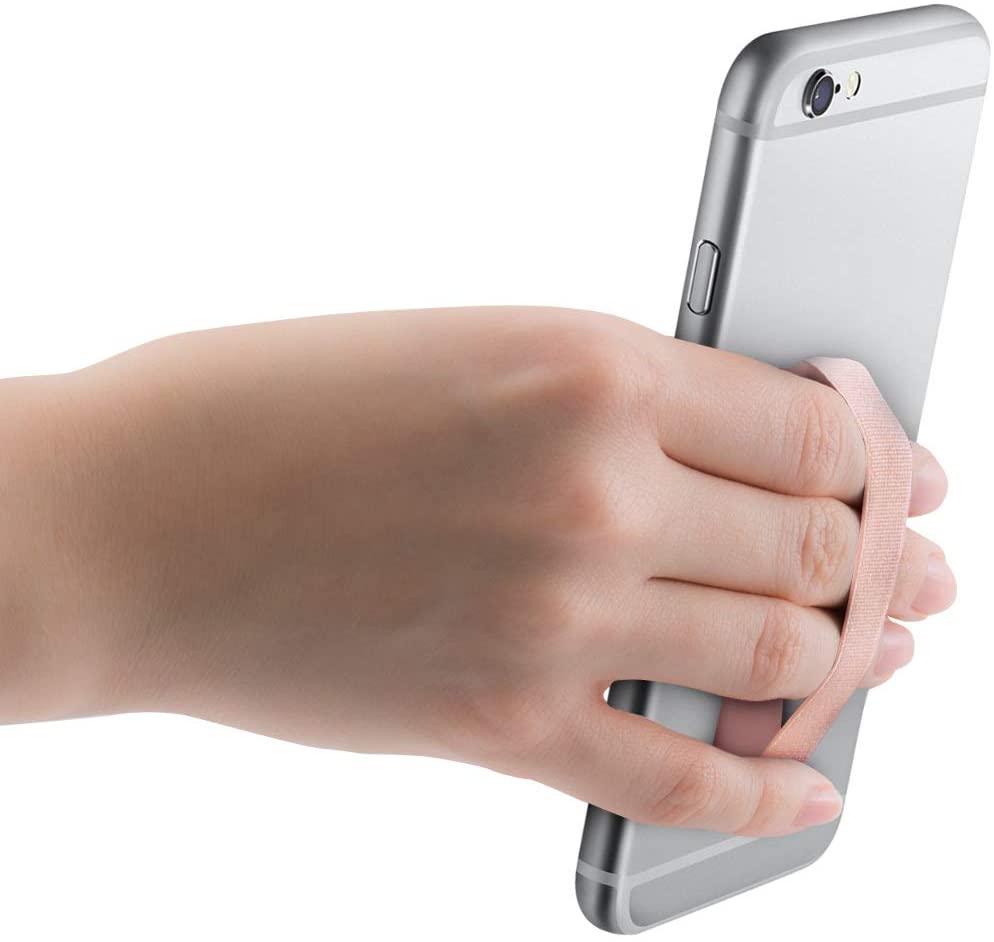 KW Σετ με 3 Finger Holders for Smartphones / iPhones - Αξεσουάρ για Εύκολο Κράτημα με Ένα Χέρι - Pink - 43997.04