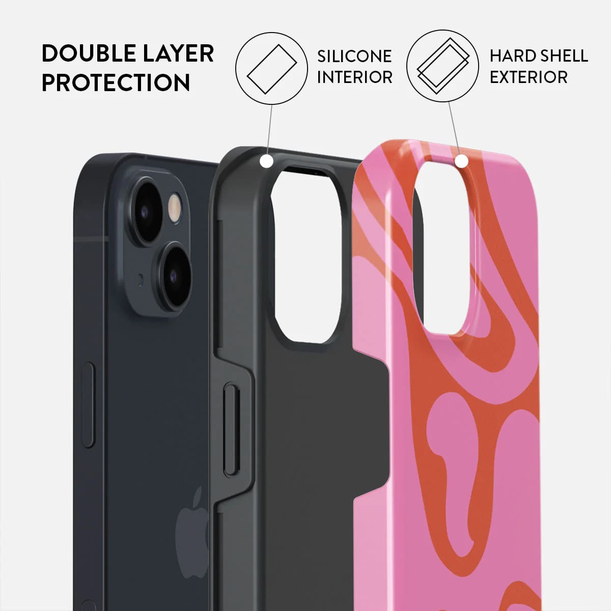 Burga iPhone 15 Fashion Tough MagSafe Σκληρή Θήκη με MagSafe - Ride The Wave
