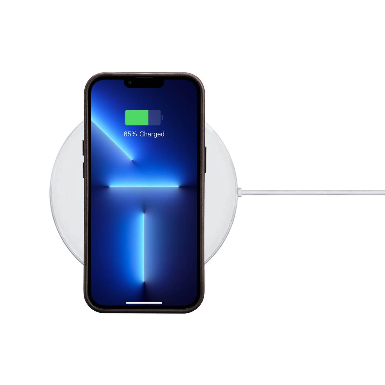iCarer iPhone 14 Pro Max Leather Oil Wax Θήκη από Γνήσιο Δέρμα με MagSafe - Camel Tan