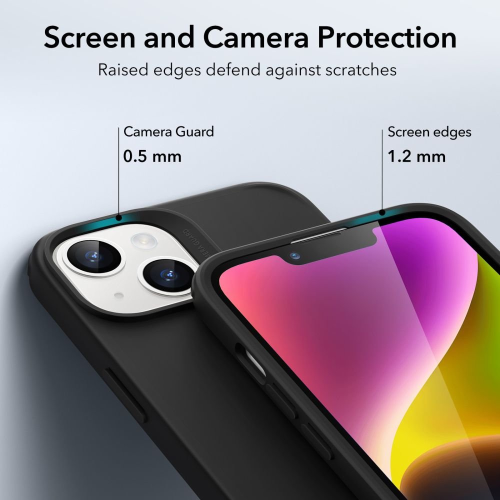 ESR iPhone 13 / 14 Classic Hybrid Halolock Σκληρή Θήκη με Πλαίσιο Σιλικόνης και MagSafe - Black