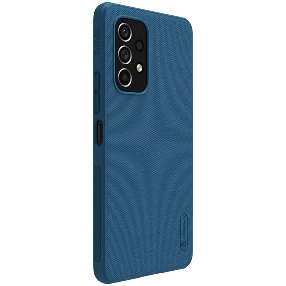 Nillkin Samsung Galaxy A53 5G Super Frosted Shield Pro Σκληρή Θήκη με Πλαίσιο Σιλικόνης - Blue
