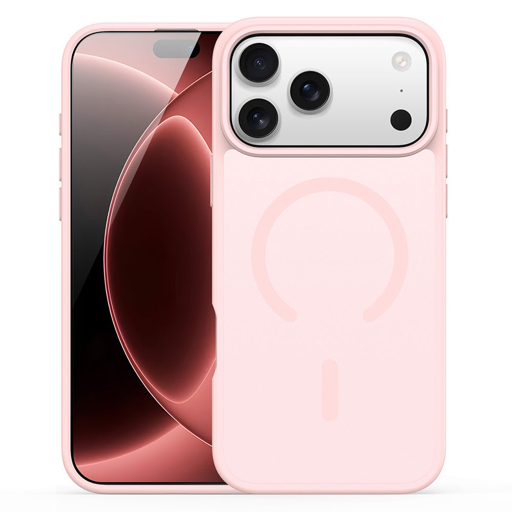 Dux Ducis iPhone 18 Pro Max / iPhone 17 Pro Max - Σκληρή Θήκη με Πλαίσιο Σιλικόνης MagSafe - Yind Series - Light Pink